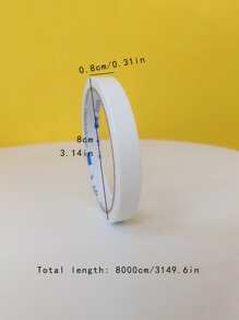 3入組素色雙面膠帶 - 白色 - 查看 4