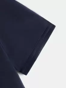 SHEIN Boys Glen Plaid Colour Block Tee - Multicolor - View 3