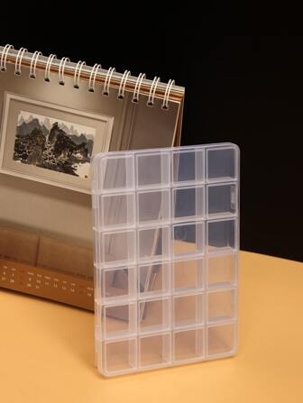 1入組24格透明收納盒
