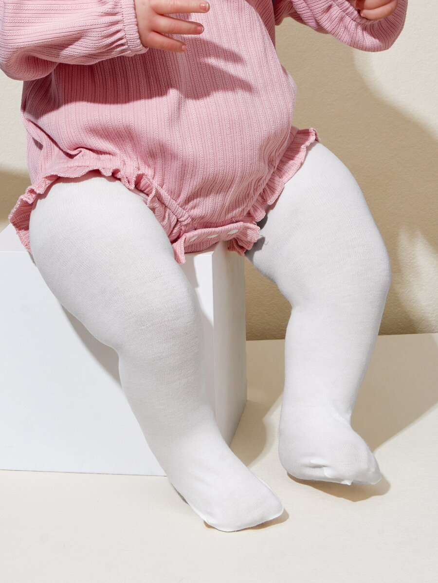 quần tất trẻ em - trắng - Xem 1