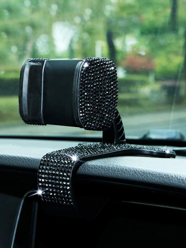 Rhinestone Decor Car Dashboard Phone Holder SHEIN USA