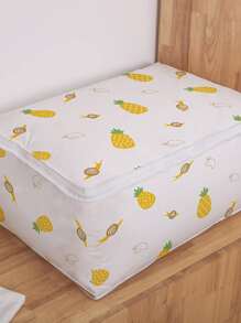 1pc Random Pattern Clothing Storage Bag, Multifunction Cartoon PEVA Quilt Storage Dust-Proof Bag, Bedside Storage For Clothing, Blanket, Bedding Halloween Decorations Halloween Costumes Autumn Decor Festival Decor - Multicolor - View 7