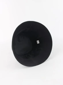 1入組女性恐龍刺繡可愛漁夫帽適用於戶外遊玩 - 黑色 - 查看 2