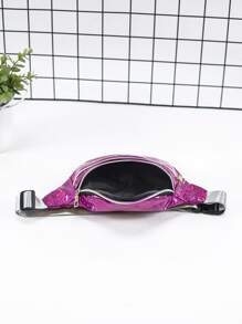 Riñonera con lentejuelas miedoso neón rosado - Rosa Fucsia - Ver 4