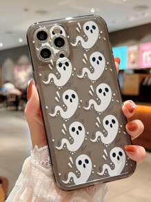 卡通幽靈圖案手機殼 - 彩色 - 查看 1