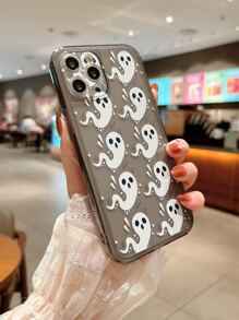 卡通幽靈圖案手機殼 - 彩色 - 查看 4