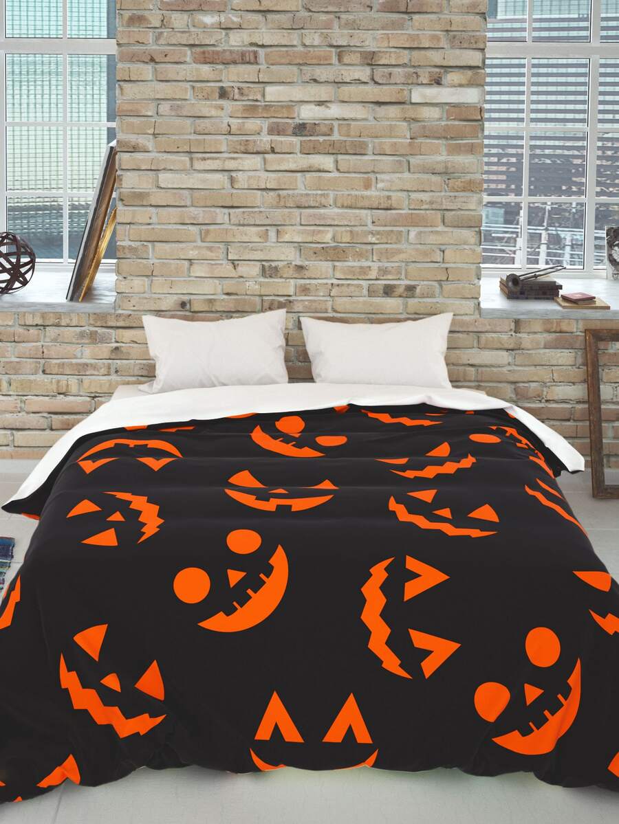 Halloween Pattern Duvet Cover Without Filler - Multicolor - View 1