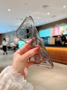 萬聖節眼睛圖案手機殼 - 灰色 - 查看 3