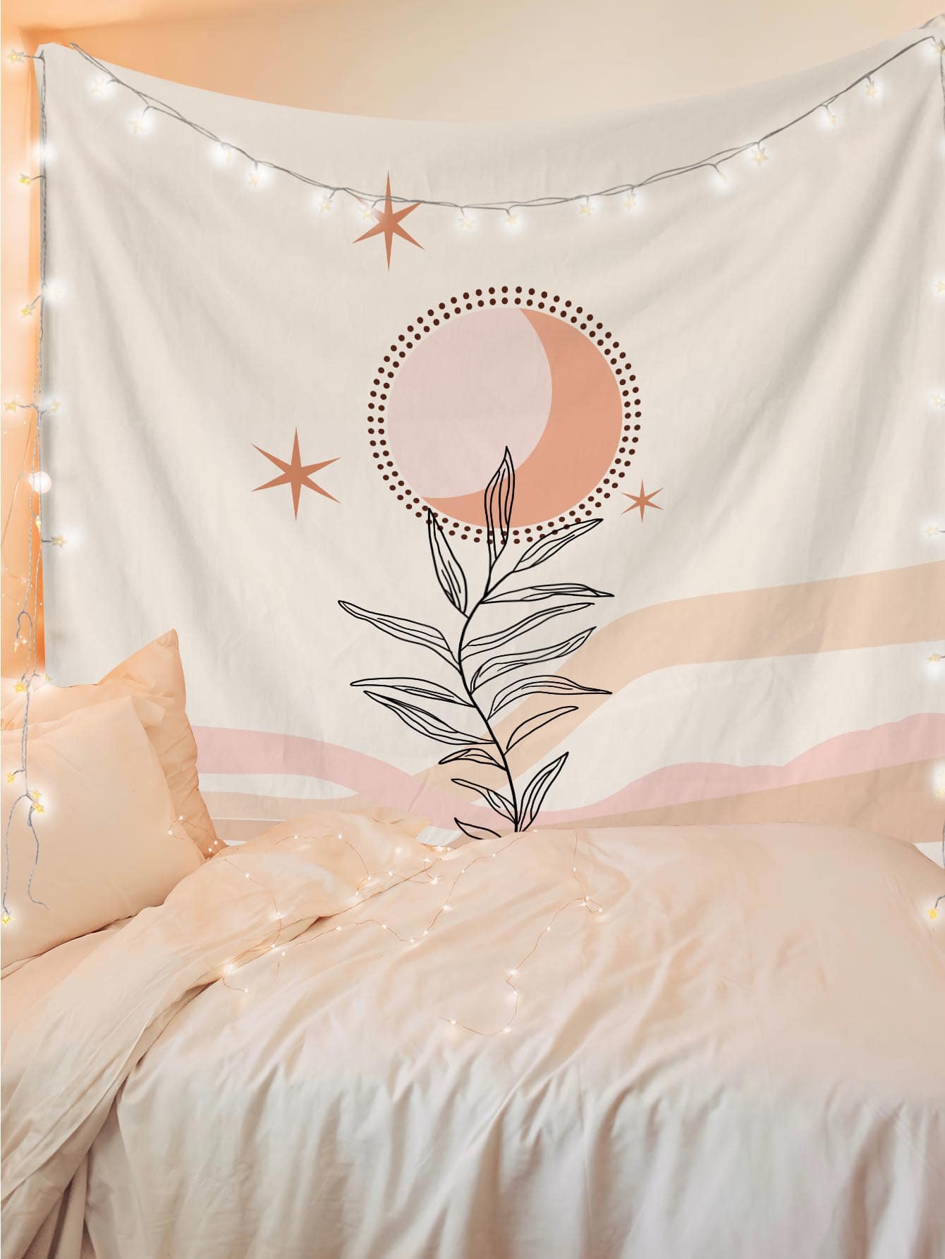 1pc Cartoon Graphic Tapestry - Multicolor - View 1