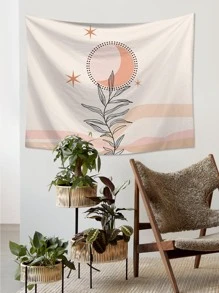 1pc Cartoon Graphic Tapestry - Multicolor - View 4