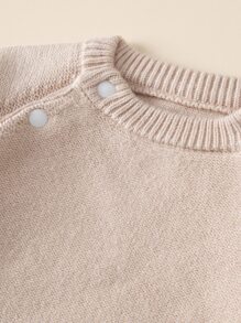 Sudadera De Manga Raglán De Dos Tonos Y Pantalones De Punto Para Niña - Multicolor - Ver 4