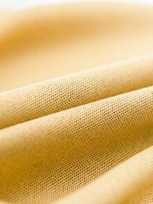 Solid Color Single Panel Blackout Curtain - Yellow - View 4