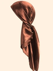 Knot Decor Head Wrap - Coffee Brown - View 2