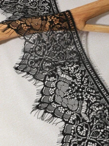 1pc DIY Lace Sewing Trim - Black - View 2