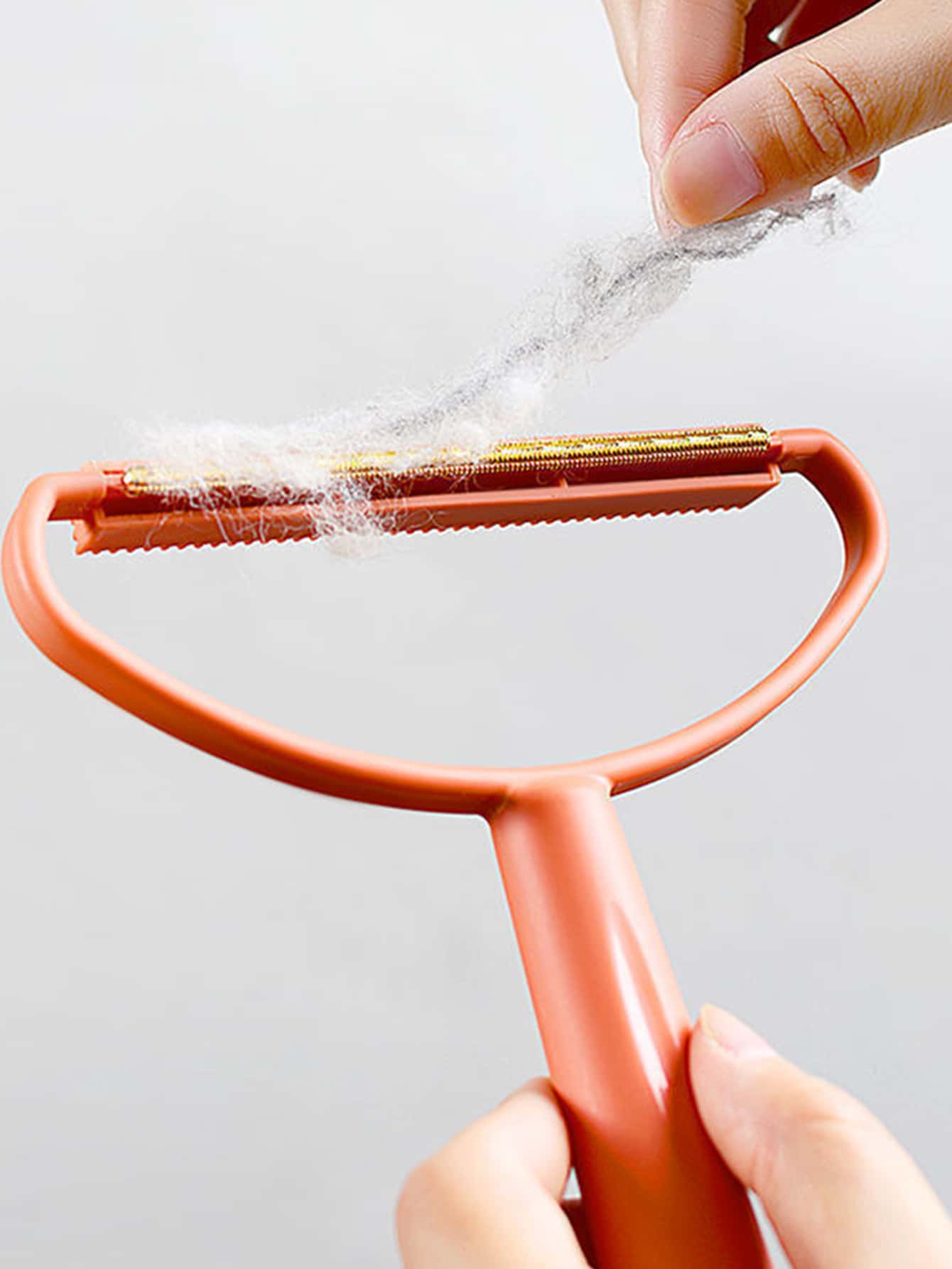 1pc Random Color Pet Hair Comb, Quickly Remove Pet Hair For Dogs And Cats - Multicolor - View 1