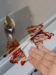 1卷1M鋁箔膠帶銀色自粘防水填縫條適用於浴缸浴室淋浴廁所廚房盆邊