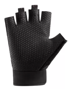 1pair Non-Slip Half-Finger Cycling Gloves,Suitable For Cycling,Riding Motorcycle And Skiing,Black Gloves - Black - View 2
