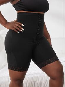 大碼蕾絲邊塑形短褲