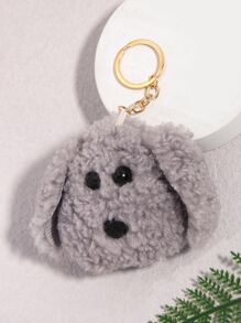 Llavero perro cabeza accesorio - Gris - Ver 1