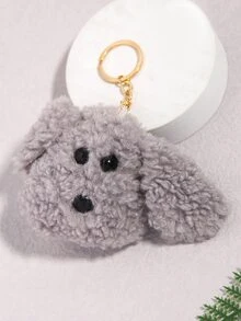 Llavero perro cabeza accesorio - Gris - Ver 2