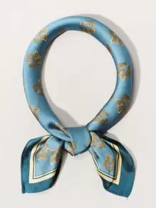 Hombres Pañuelo con estampado floral - Multicolor - Ver 1