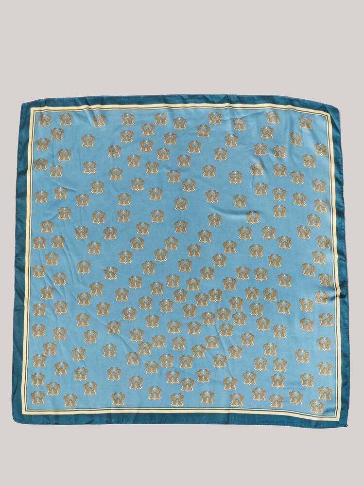 Men Floral Print Bandana - Multicolor - View 2