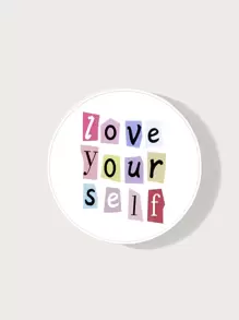 Slogan Graphic Tay cầm điện thoại độc lập - trắng - Xem 1