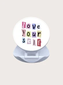 Slogan Graphic Tay cầm điện thoại độc lập - trắng - Xem 4