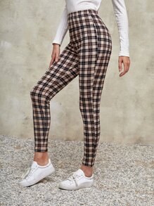 EMERY ROSE Quần tất nữ Sọc ca rô Sẵn sàng - Nhiều màu - Xem 5