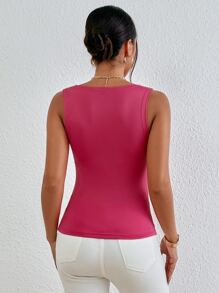 Chiquease Top tank de dos tonos girante delantero - Multicolor - Ver 2