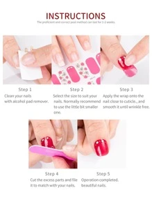 Halloween 4sheets Pumpkin Pattern Nail Art Sticker & 2pcs Nail File Nails - Multicolor - View 4