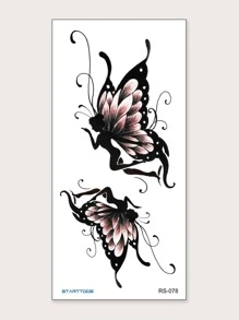 STARTTOOS 1 张蝴蝶图案纹身贴纸 - 彩色 - 查看 5