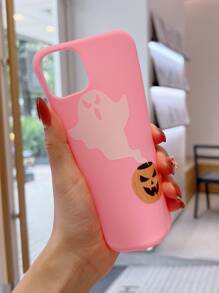 Halloween Cartoon Graphic Phone Case - Multicolor - View 3