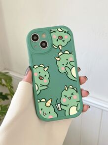 Cartoon Dinosaur Phone Case - Multicolor - View 2