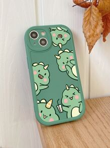 Cartoon Dinosaur Phone Case - Multicolor - View 4