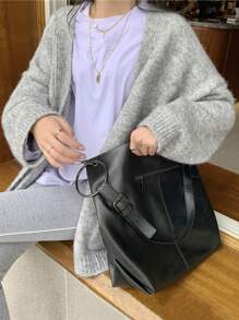 Túi vai - màu đen - Xem 8