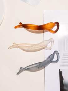 3入組極簡風格香蕉夾 - 彩色 - 查看 1