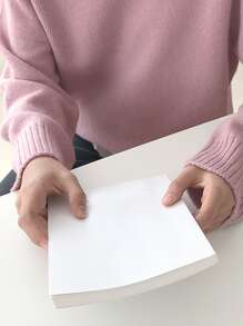 DAZY Solid Raglan Sleeve Jumper - Dusty Pink - View 3