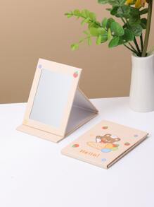 Espejo plegable con estampado de dibujos animados - Multicolor - Ver 1