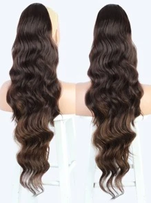 1Pc Dây Rút Nối Dài Tóc Đuôi Ngựa Tổng Hợp Thân Dài Lượn Sóng Nối Dài Tóc Đuôi Ngựa Cho Nữ Đuôi Ngựa Kẹp Tóc Trong 24 Inch Bộ Tóc Giả Lông Tơ Để Sử Dụng Hàng Ngày - Nhiều màu - Xem 1