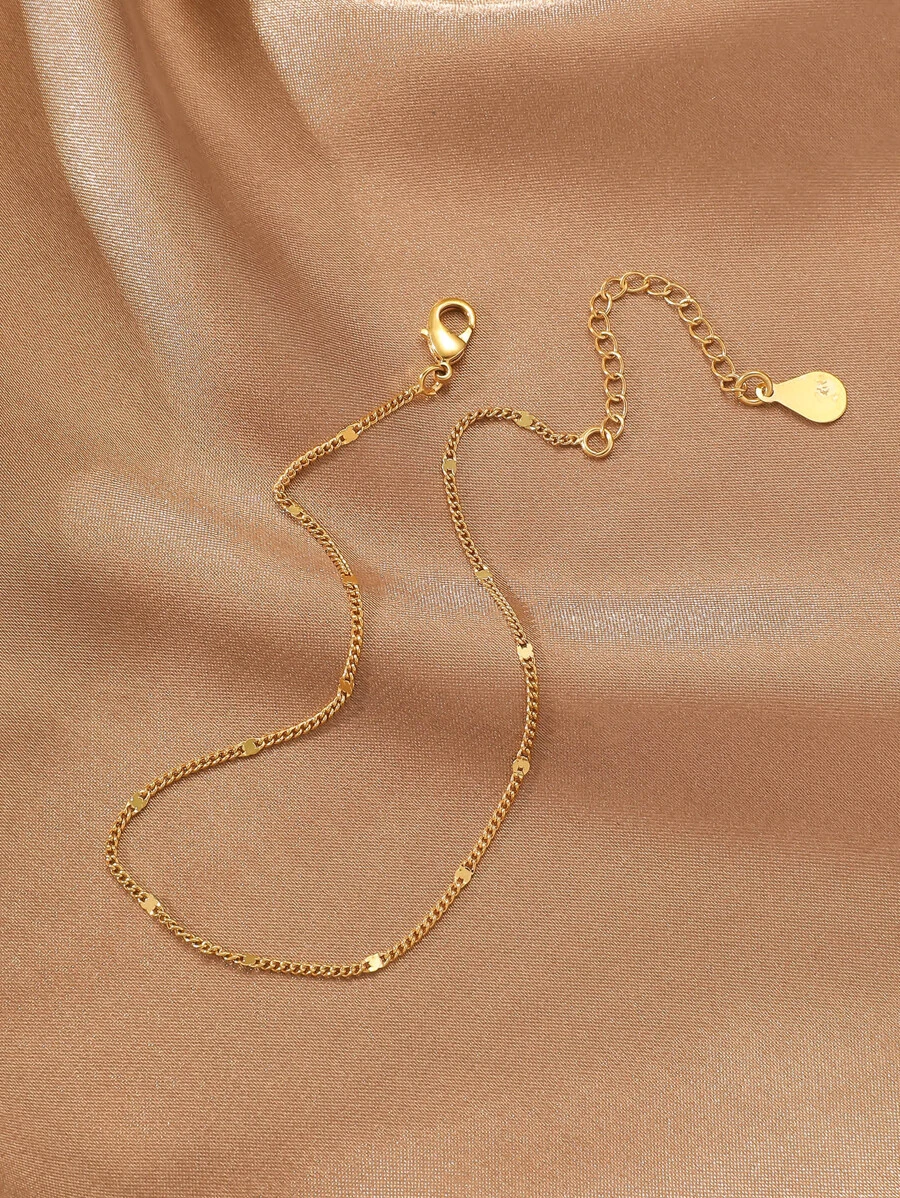 Solid Minimalist Anklet