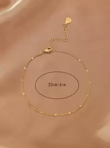 Solid Minimalist Anklet