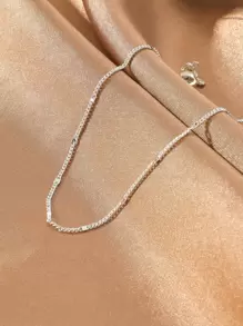 Solid Minimalist Anklet