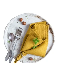 1pc vải màu rắn - Màu vàng - Xem 1