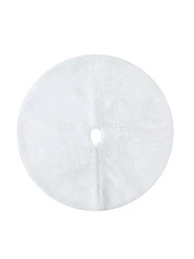 Christmas Fluffy Decorative Rug - White - View 2