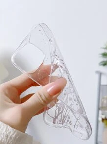 Floral Clear Phone Case - Multicolor - View 4
