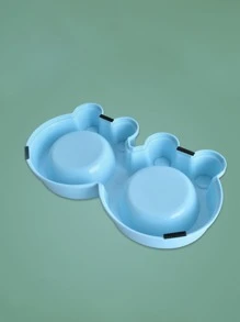 Frog Design Pet Double Bowl - Baby Blue - View 5
