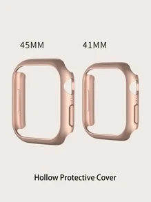 素色Apple Watch保護殼 - 玫瑰金 - 查看 5