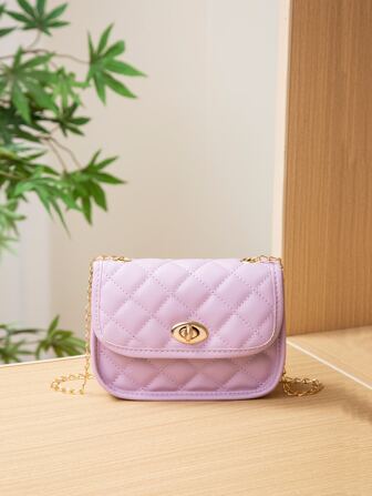 時尚的編織鏈式斜背包，多用途小方包配蛋扣蓋，流行風格便捷手機袋