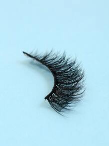 8pairs 6-12mm Cat Eye False Eyelashes - Black - View 3